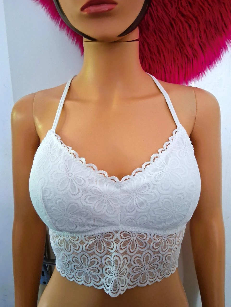 Witte kanten bralette – photo 3